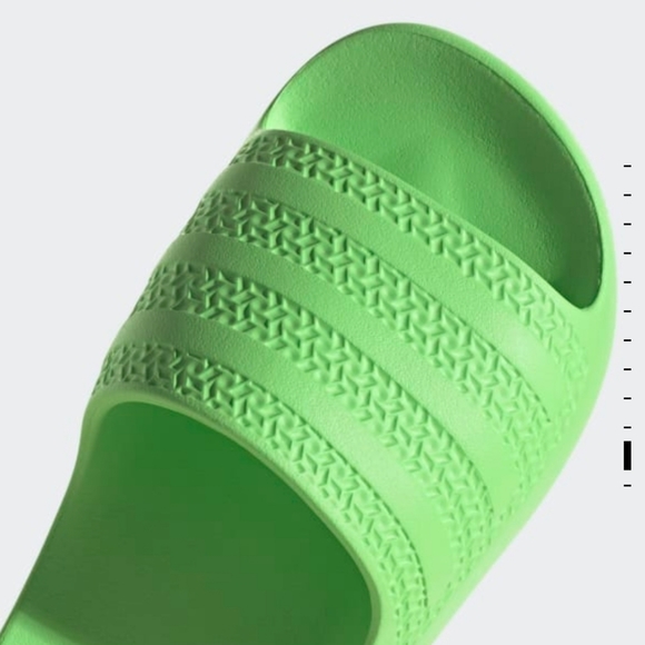 Adidas Adilette Ayoon Slides (Solar/ Green) - Picture 7 of 17